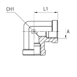 Соединение PS90 BSP 1/8