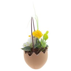 GAEM Изделие декоративное "Корзина пасхальная", L9 W9 H16 см, 3в.