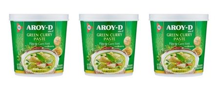 Aroy-D Паста Карри зеленая, 400 г 3 шт