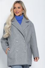Пальто Я в теме (серое) Б12484-7 LT Collection (Акция)