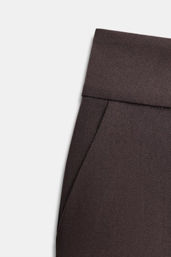 ZARА ШОРТЫ МИНИ, ТЕМНО-БАКЛАЖАНОВЫЙ