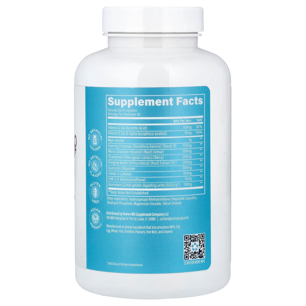 Revive, Women's Health, 180 вегетарианских капсул