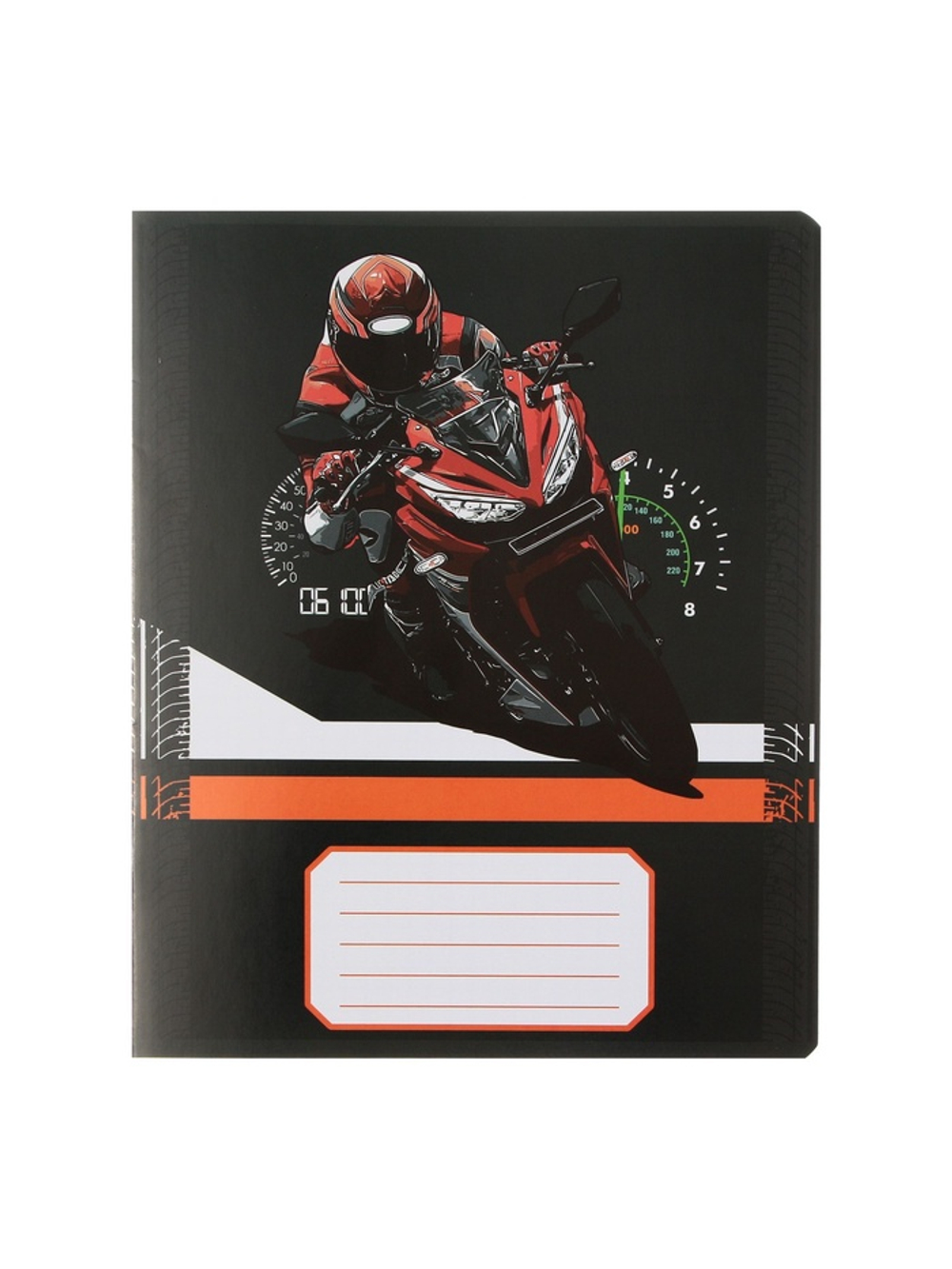 Тетради 10 штук, 18 листов в клетку Calligrata Racing
