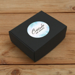 Наклейка стикер матовая круглая 30 мм 2800 шт "100% Натурально"