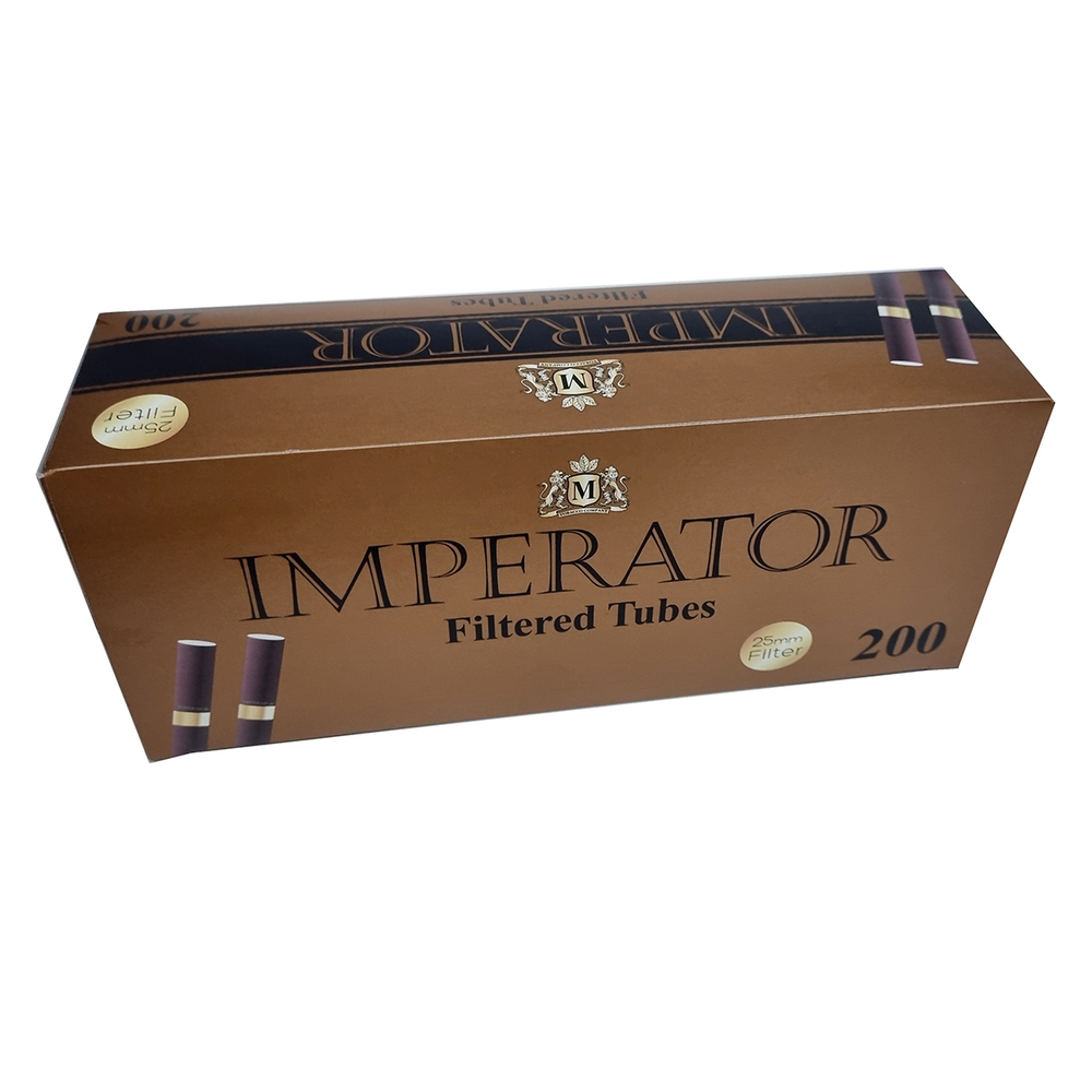 Гильзы для сигарет "Imperator" Brown Long Gold 25мм 200шт.