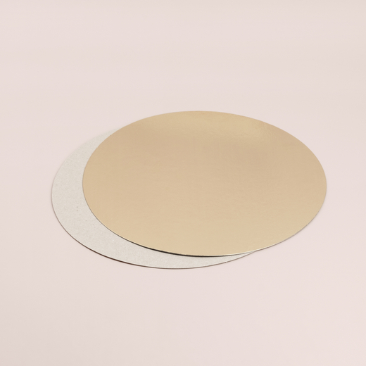 Подложка для торта круглая D18 см (золото) 0,8 мм