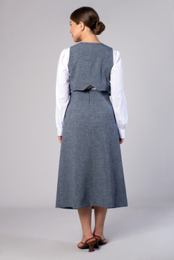 Юбка женская 4056ВП, графит #38Гра014056ВП