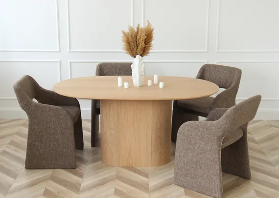 Стол обеденный Type овальный 160*95 см (натуральный дуб)