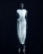 Платье с буфом