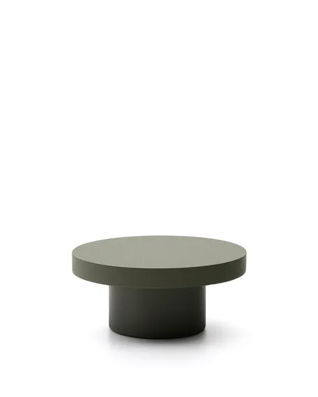 Aiguablava Журнальный столик зеленый цементный Ø66 см