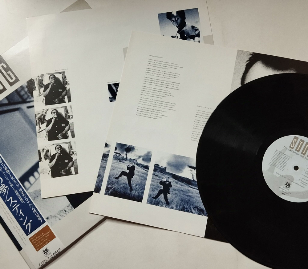 Винтажная виниловая пластинка LP Sting The Dream Of The Blue Turtles (Japan 1985) (Obi) Fortress Around Your Heart