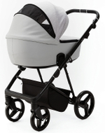 Детская коляска Adamex Blanc 2 в 1 BL-PS46 TIP (СВЕТЛО-СЕРЫЙ+СВЕТЛО-СЕРАЯ КОЖА)
