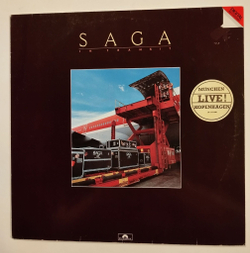 Винтажная виниловая пластинка LP Saga In Transit (Germany 1982)
