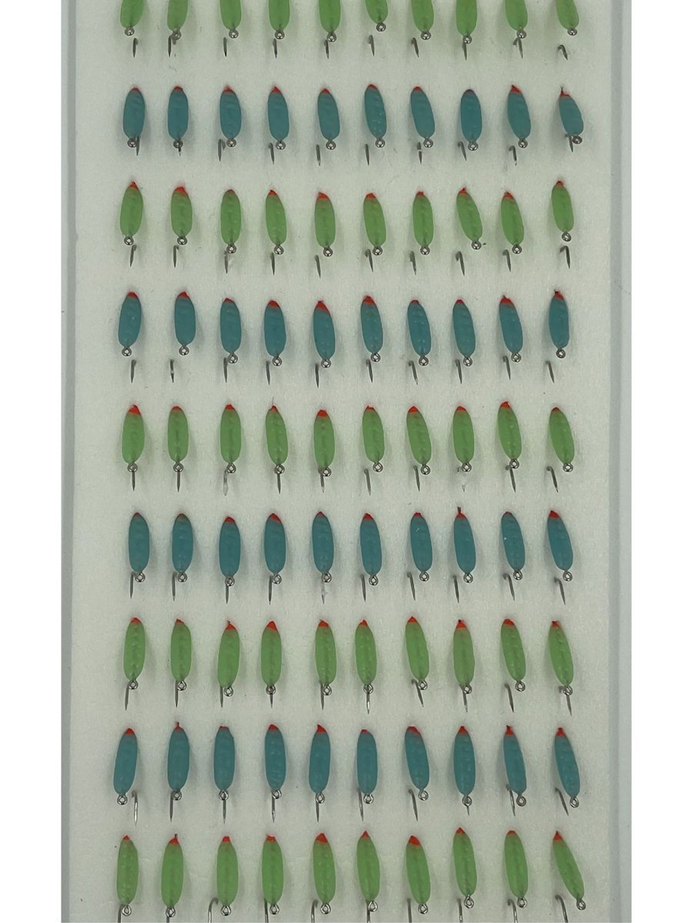 Мормышки фосфорные №37-LB "Витая", 100 шт