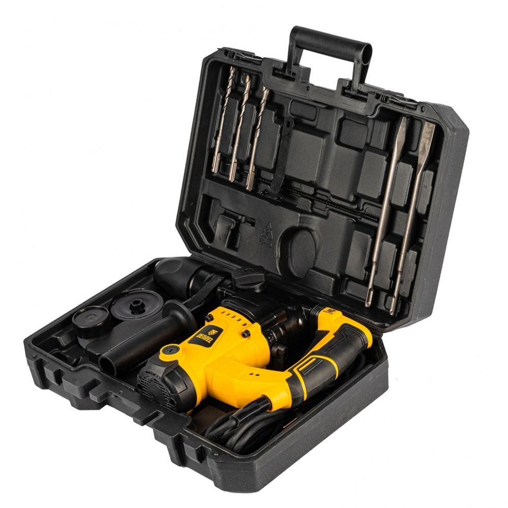 DENZEL Перфоратор электрический RHV-1100-26 SDS-plus 1100Вт 4Дж 3 режима