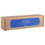 Свеча декоративная ярко-синего цвета из коллекции edge, 25,5см