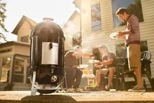 Гриль-коптильня угольная Weber Smokey Mountain Cooker, 47 см, чёрный
