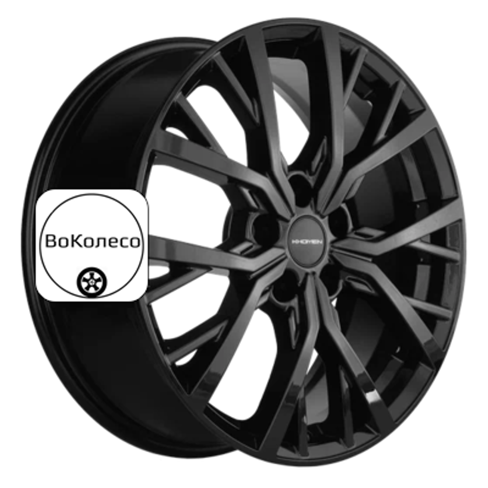 7x18/5x114,3 ET45 D67,1 KHW1806 (CX-5/3) Black Khomen Wheels