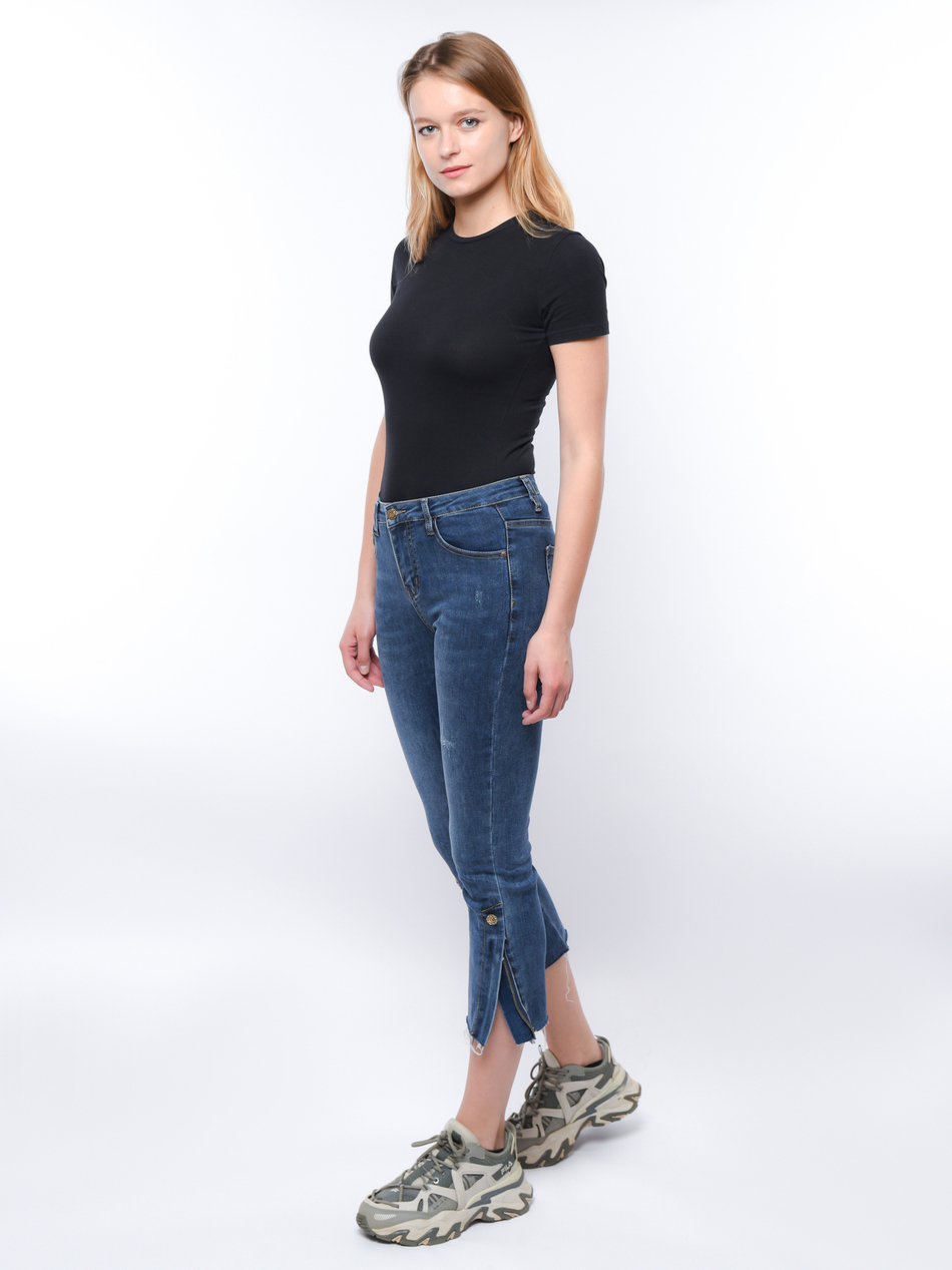 Брюки женские джинсовые