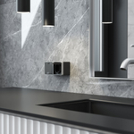 Розетка влагозащ. с зазем. с защит. крышкой и шторками Gallant черный с серебром W5071234 W5071234