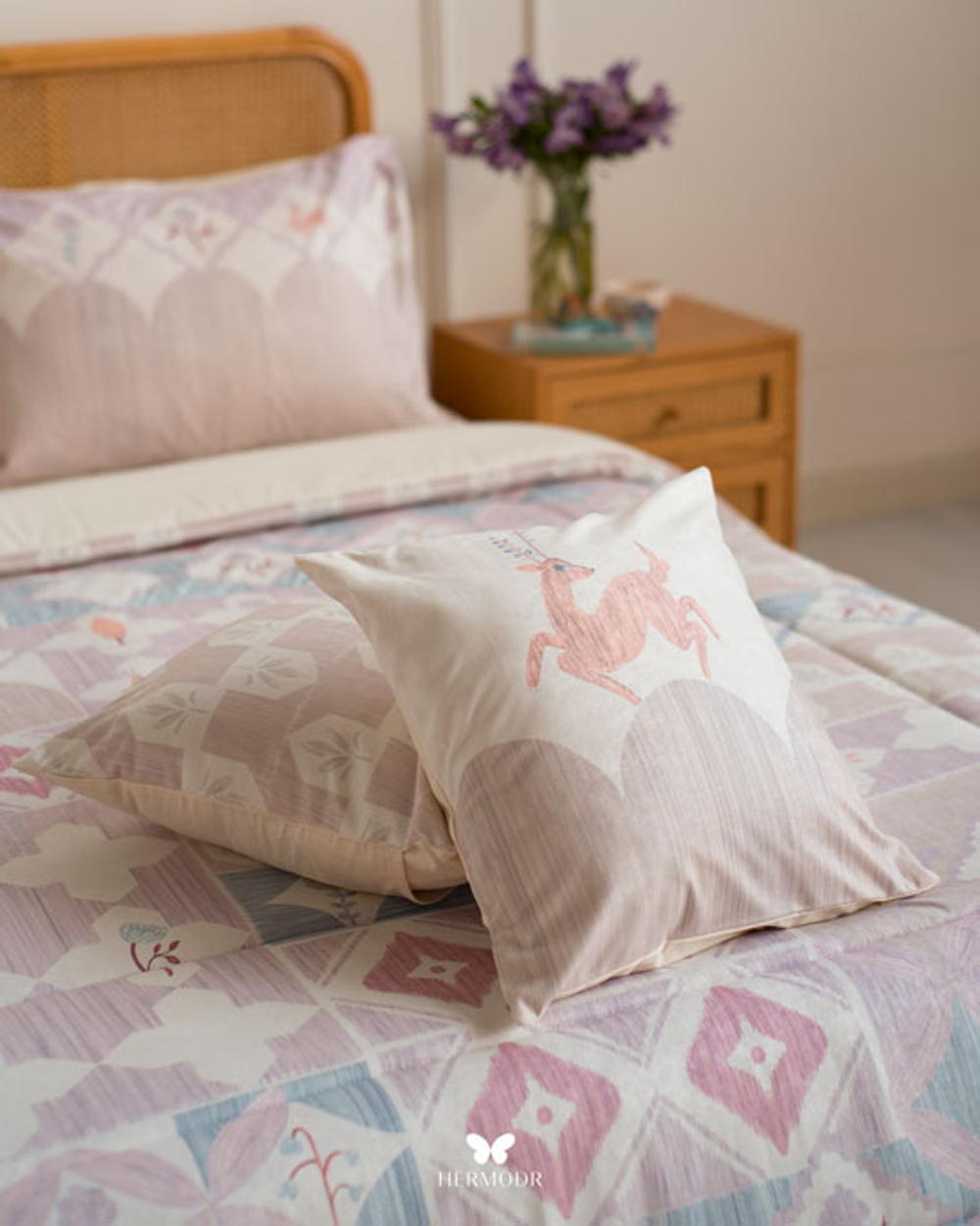 Комплект постельного белья двуспальный Jacket Hermodr 8 предметов 130220289 Иран