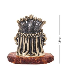 Народные промыслы AM-4088 Фигурка «Мышиный король» (латунь, янтарь)