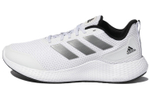 Adidas Edge Gameday comfortable non-slip wear-resistant low-cut casual running shoes for men and women the same style white and black