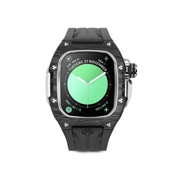 Корпус для Apple Watch RSCIII46 - Silver Carbon