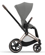 Коляска 2 в 1 Cybex Priam IV Rosegold complete Mirage Grey
