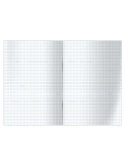 Книга учета А4 128 листов клетка бумвинил синий