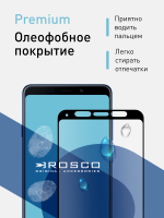 Защитное стекло ROSCO для Samsung Galaxy A9 (2018) оптом (арт. SS-A9(8)-FSP-GLASS-BLACK)