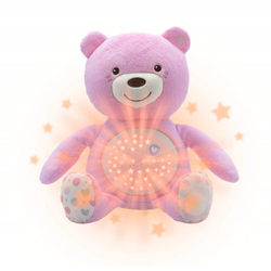 Chicco First Dreams - Плюшевый мишка с проектором Розовый 80151