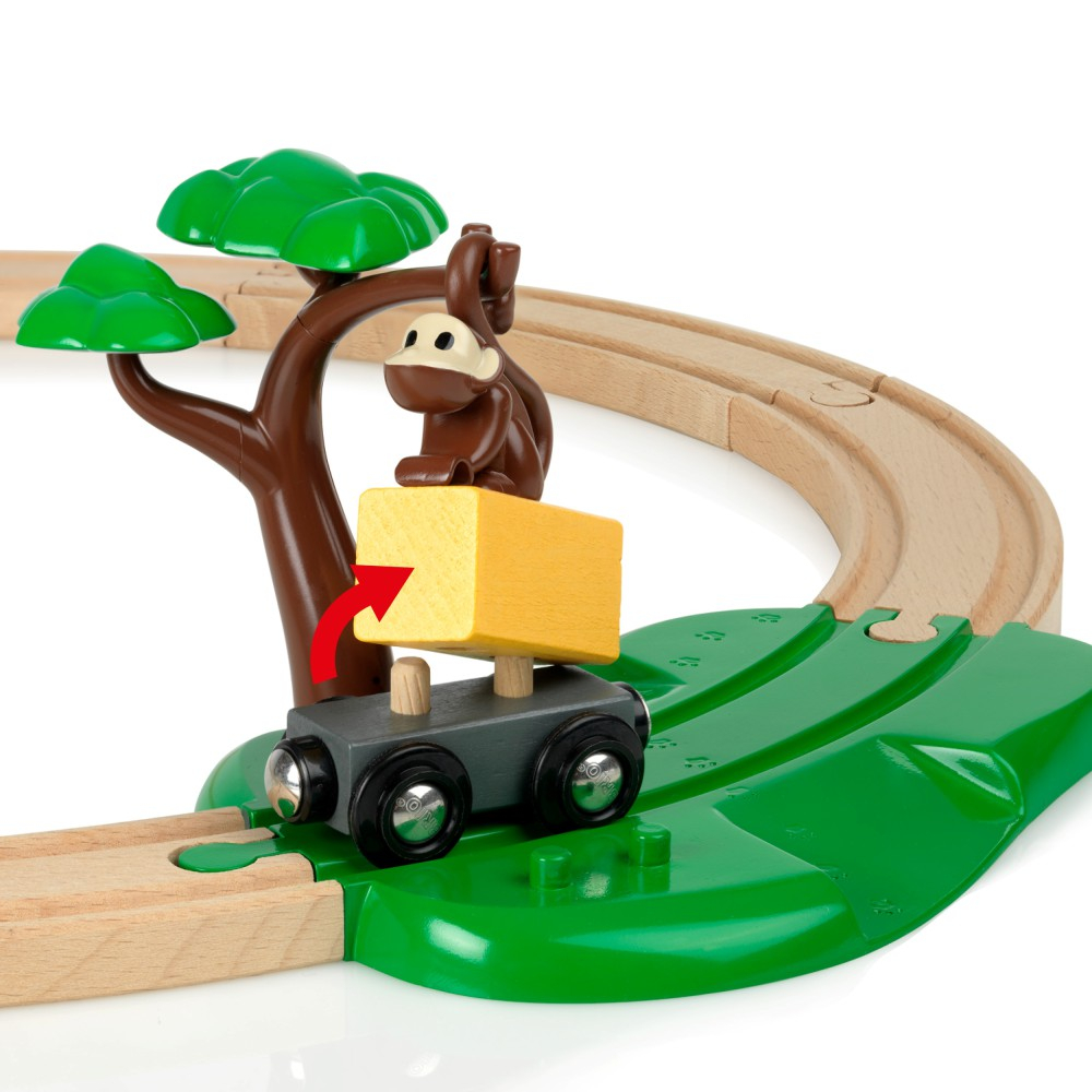 Brio - World Деревянный железнодорожный набор Safari 33720