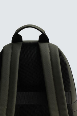 ZARA РЮКЗАК С ТЕКСТУРОЙ, ЗЕЛЕНЫЙ ХАКИ