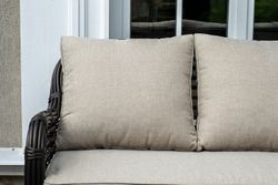 "Ницца" лаунж-зона из искусственного ротанга, цвет бронзовый