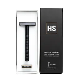 Т-образная бритва Henson Shaving AL13 черная Medium (HS-AL-JB-03-MDM-5) 3
