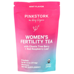 Pink Stork, Чай для женщин, очищающий от бесплодия, с мятой, 15 пакетиков, 37,5 г (1,3 унции)