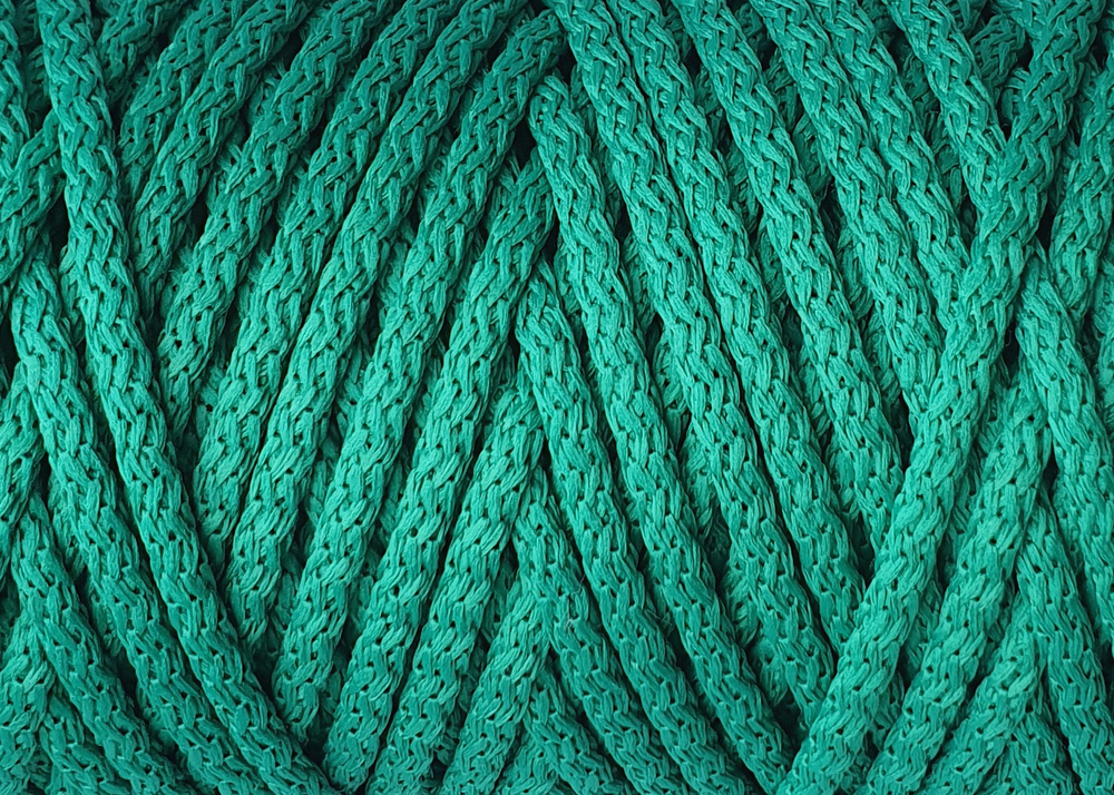 White our polyester cord 5 mm