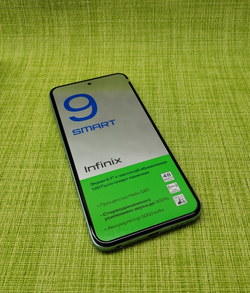 Infinix Smart 9 (X6532) / Дисплей (lcd) в сборе с тачскрином + шлейф кнопок громкости и включения (в рамке) (ORIG-SP)