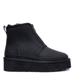 UGG Neumel Platform Zip Ultra Matte Black