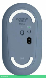 Мышь Logitech Pebble M350 Blueberry (910-006655)