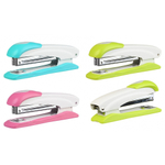 Степлер канцелярский Basir, 24/6 и 26/6 на 50 листов, серия "Мастер" 15*5*3.5 см, ассорти