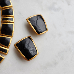 Клипсы Anne Klein цвета графит