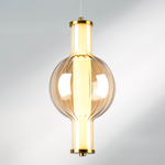 800033 Люстра BOTTO LED 6W 730LM ЛАТУНЬ/КОНЬЯЧНЫЙ/БЕЛЫЙ 3000K