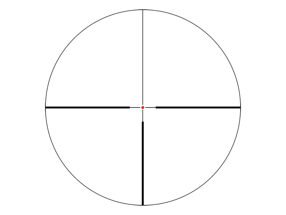 Прицел Vector Optics Continental Hunting ED 1-8x24, German-4, подсветка красная, 30мм, 1/2 МОА, IP67, 470г