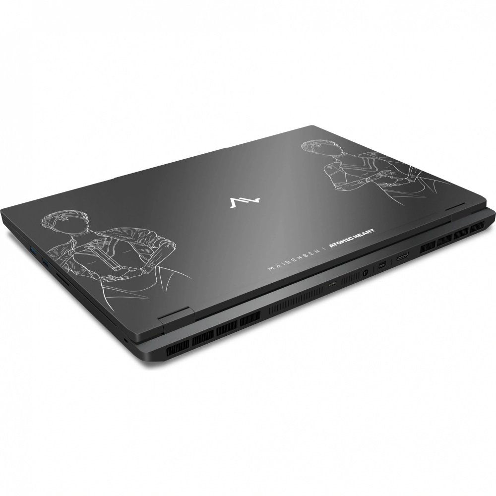 Ноутбук Maibenben X16B-R98956 Ryzen 9 8940HX 16Gb SSD1Tb NVIDIA GeForce RTX 5060 8Gb 16" IPS QHD+ (2560x1600) Windows 11 Home black WiFi BT Cam 5200mAh (X16B-R98956GQSHBRE3)
