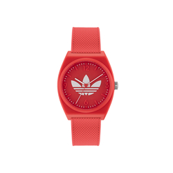 Adidas Originals Wrist Watch Quartz Movement Resin Strap 38mm Red Watch Dial Unisex