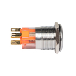 Кнопка S-Pro67 19 мм без фикс. с красной подсв. 24В EKF PROxima (20.00 шт.)