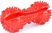 Игрушка NUNBELL для собак Гантель 14.5х6см с отверстием для корма микс (31019-0197)