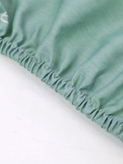 Постельное белье "КОТИКИ (мята)" евро наволочки 50х70 2шт Простынь на резинке 180х200 см Пододеяльник 200х215 см Сказка сатин